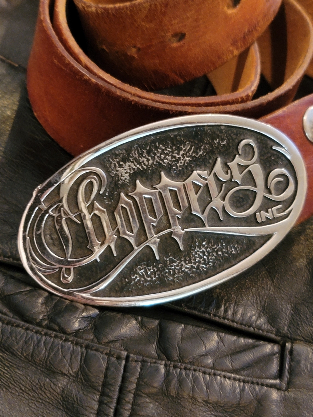 'Choppers' Biker Belt Buckle